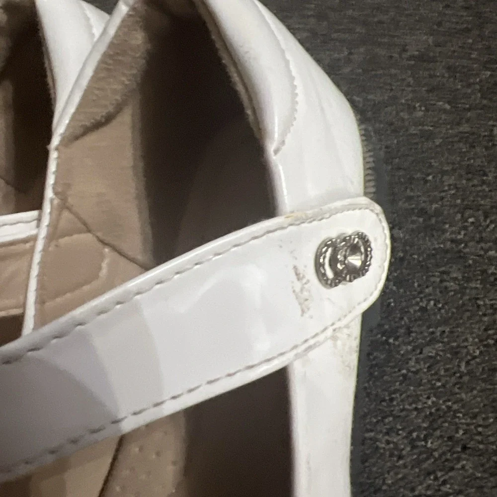 White Bow Mary Jane Flats Girls Toddler Kids Shoes‎ Size 13 Easter / Wedding